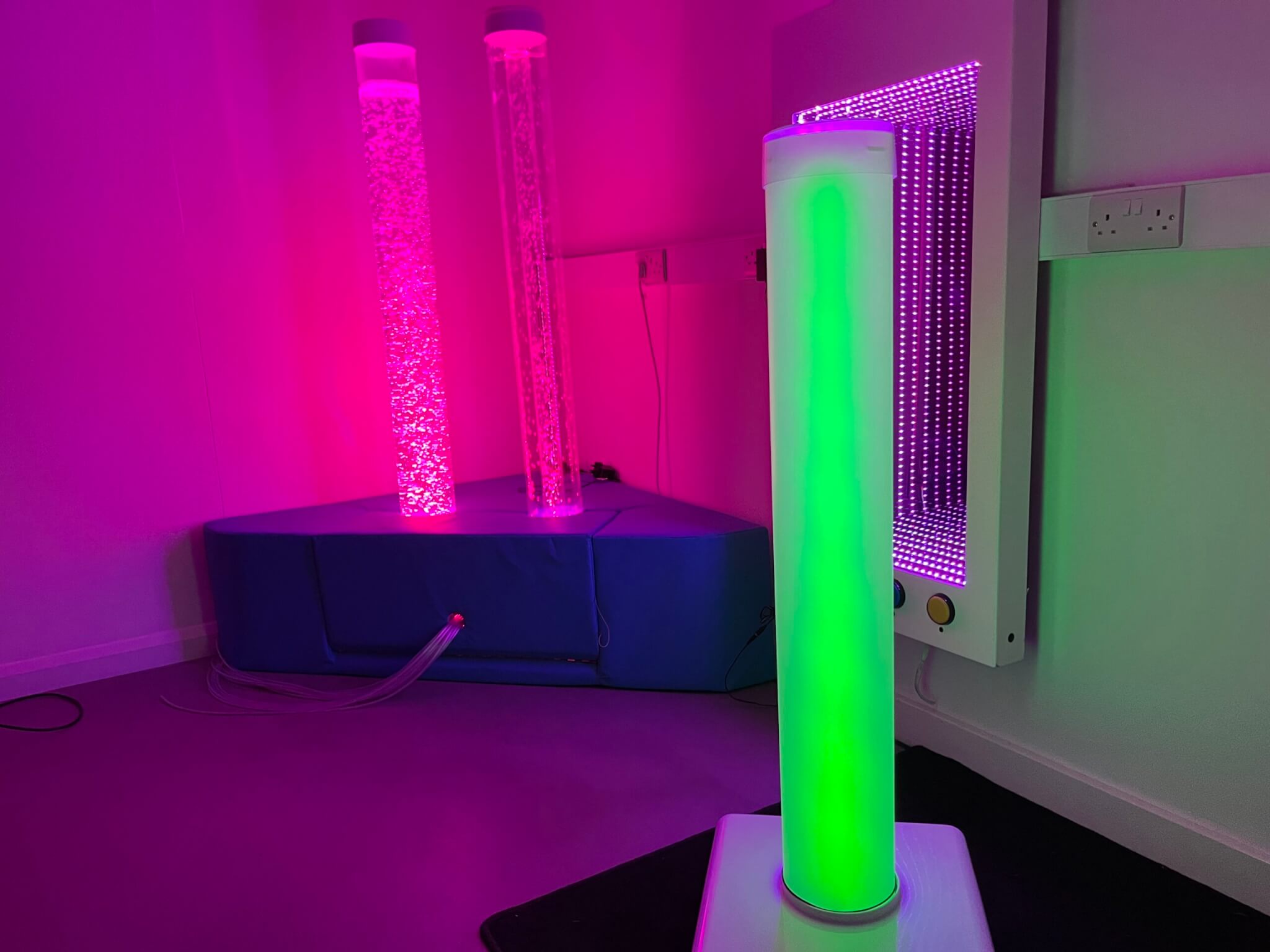 Pastel LED Light Lustre Sensory Tube - Image 2