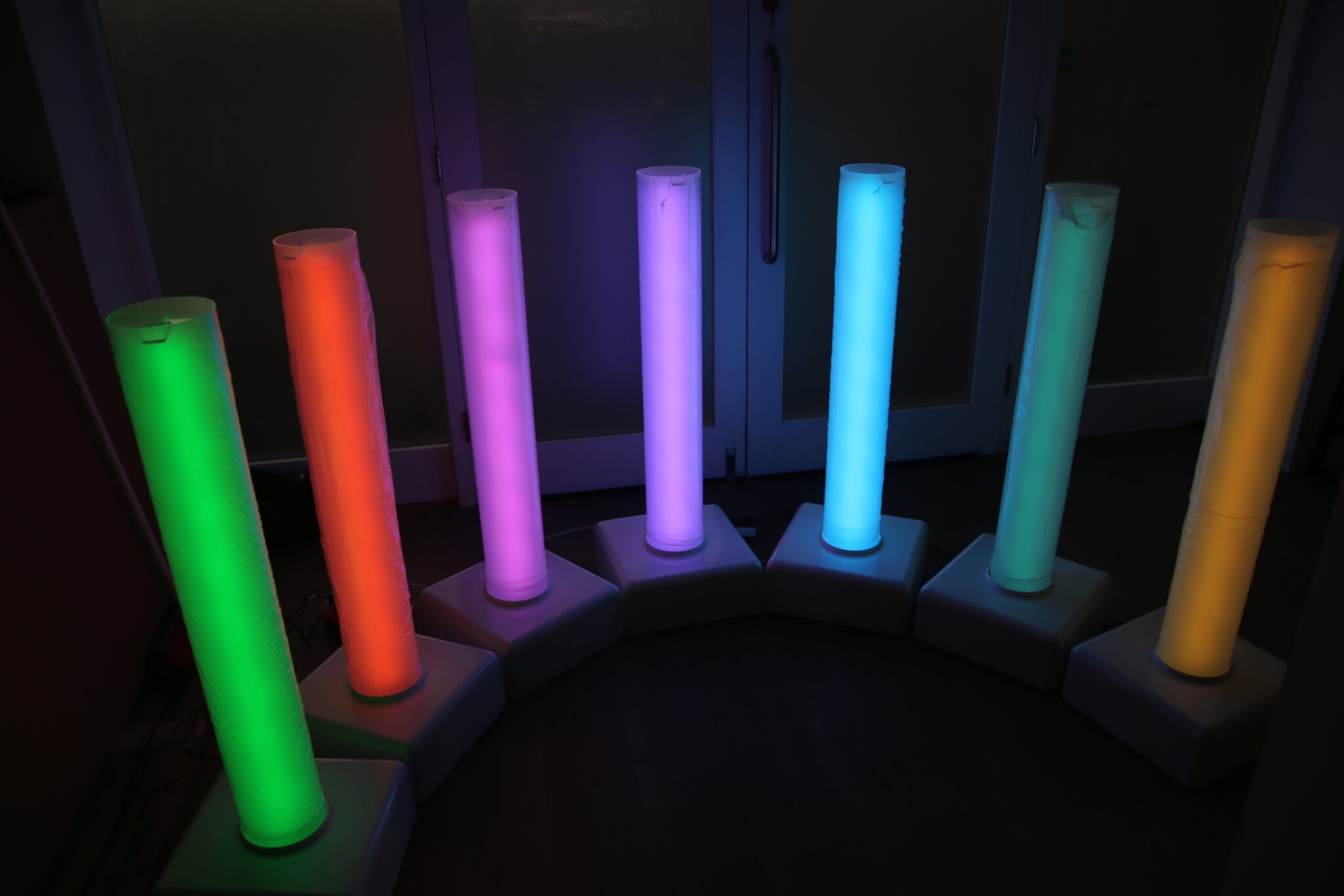 Pastel LED Light Lustre Sensory Tube - Image 3
