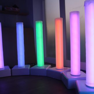 Pastel LED Light Lustre Sensory Tube