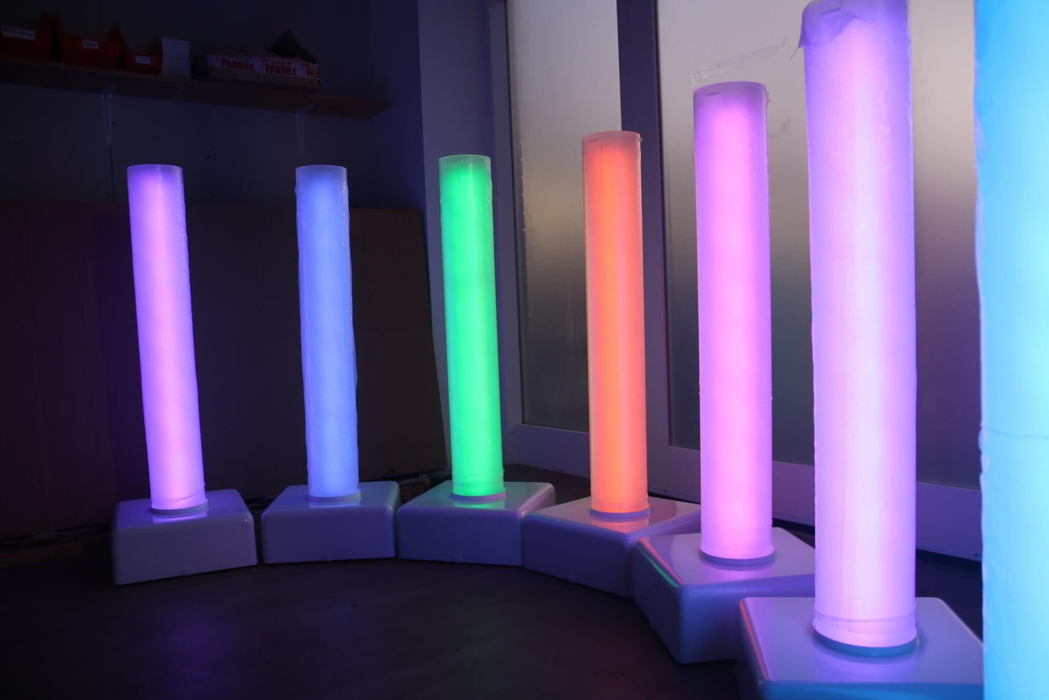 Pastel LED Light Lustre Sensory Tube