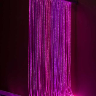 Fibre Optic Curtain on rotating arm